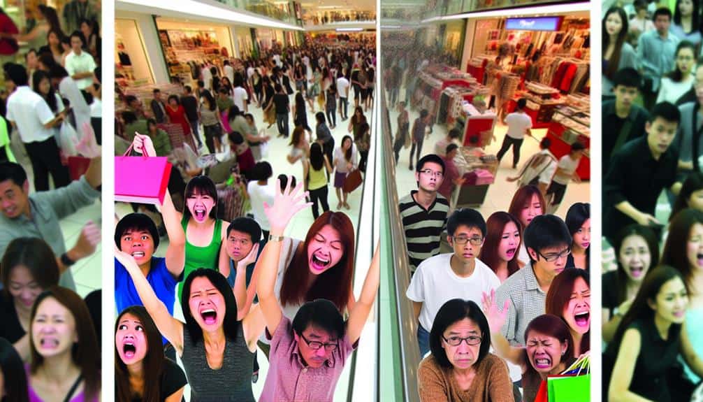 black friday shopping frenzy