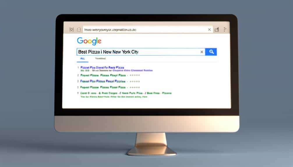 google search result precision