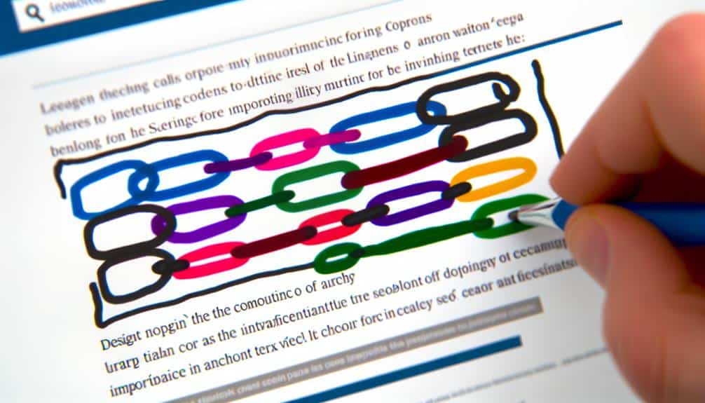 optimizing website with links